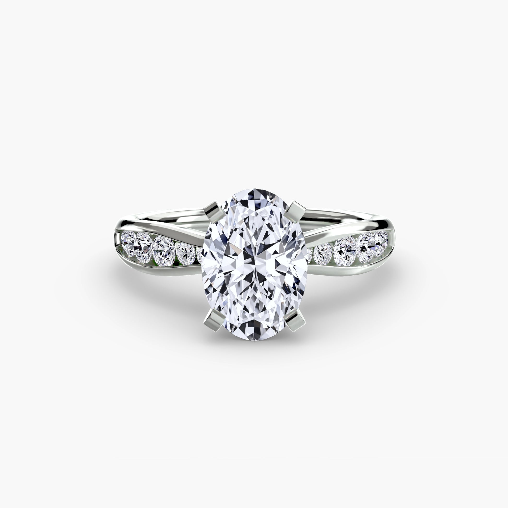 Solitaire with Pavé 3