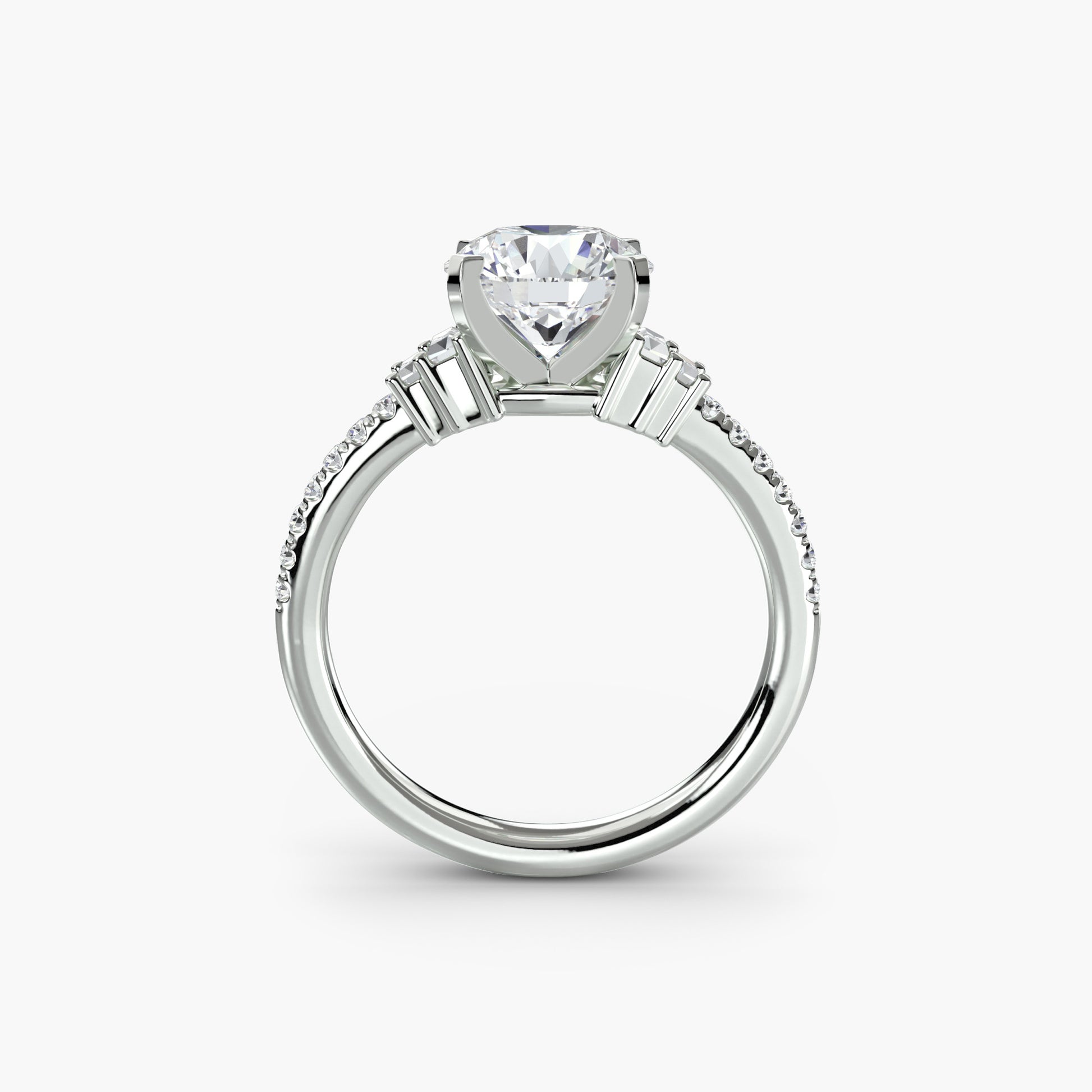 Solitaire with Pavé 4